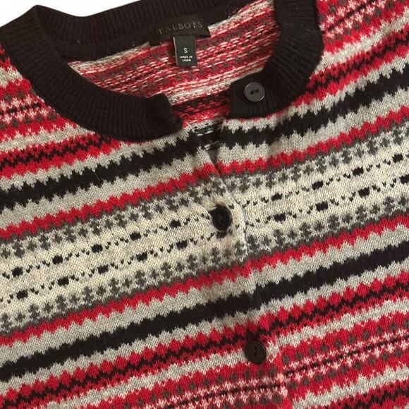 - Talbots red black and white - Picture 2 of 3